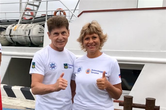 Чебоксарка Татьяна Александрова приняла участие в трёхдневном экологическом заплыве в Приморье
