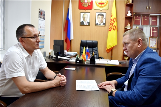 Поездка министра физической культуры и спорта Чувашии Василия Петрова в Шемуршинский район