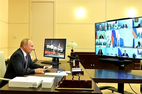 Президент России Владимир Путин провёл заседание Совета по развитию физической культуры и спорта