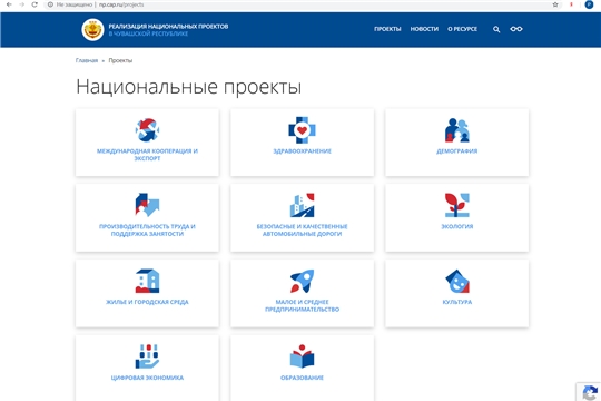 В Чувашии с начала года на реализацию национальных проектов направлено 1 млрд 575,5 млн рублей