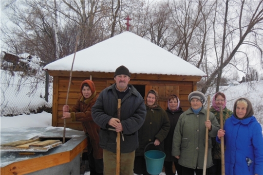 Очистка источника в селе Ковали