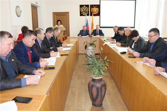 Заседание Урмарского районного Собрания депутатов