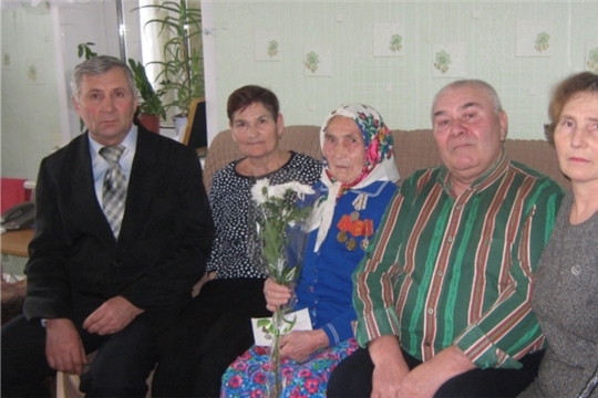Продолжается вручение юбилейной медали к 75-летию Победы в Великой Отечественной войне труженикам тыла в деревне Тегешево