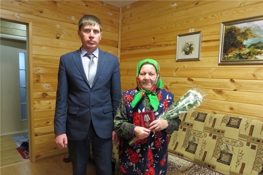 В Арабосинском сельском поселении акция вручения юбилейных медалей