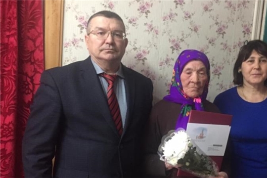 Труженица тыла, ветеран труда Николаева Раиса Сидоровна отметила 90 - летний юбилей