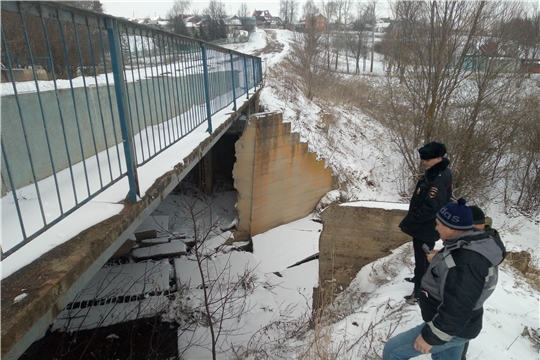 В Урмарском районе прошло выездное заседание противопаводковой комиссии