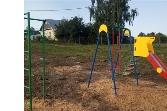 Обустройство детских площадок и устройство уличного освещения в Кудеснерском сельском поселении