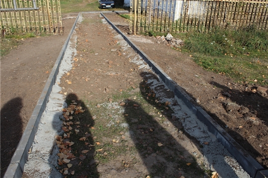 Устройство детских площадок в Шоркистринском сельском поселении