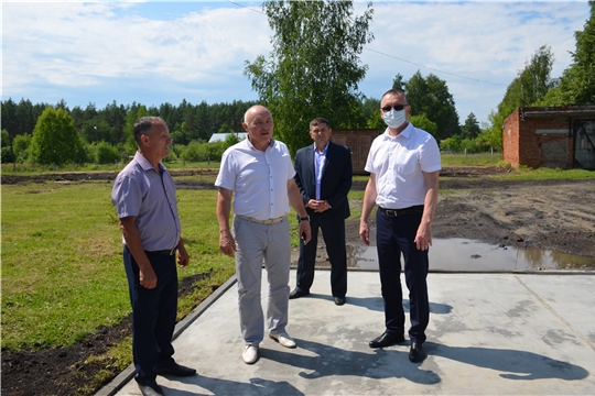 Министр физической культуры и спорта  Василий Петров  с рабочим визитом посетил Вурнарский  район