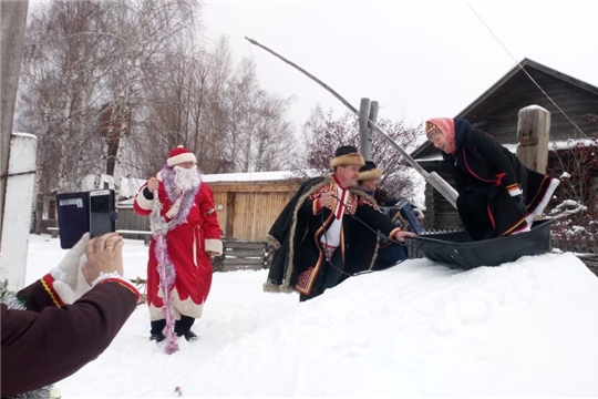 Зимние забавы в Верхнеачакском музее