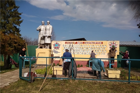 Благоустройство памятников и обелисков