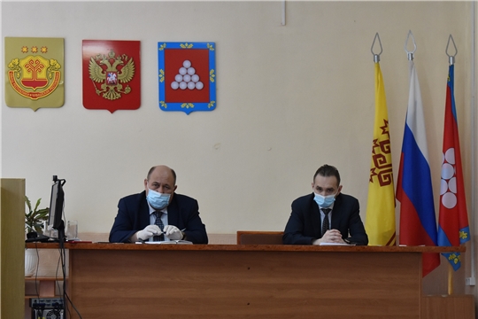 Заседание оперативного штаба по предупреждению распространения коронавирусной инфекции в Ядринском районе