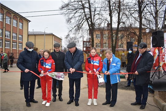 Открытие Центра тяжелой атлетики в Ядринском районе
