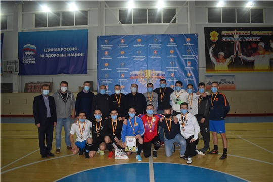 Футбольная команда "Рубин"(г.Ядрин) - третье место в Первенстве Чувашской Республики