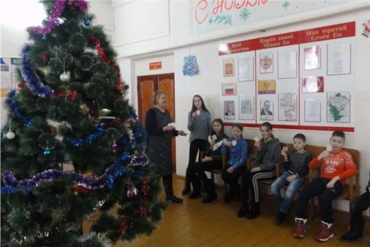 Члены драматического кружка «Аптраман таврашсем» в Сабанчинском СДК устроили зимний квест «От Рождества до Крещения»