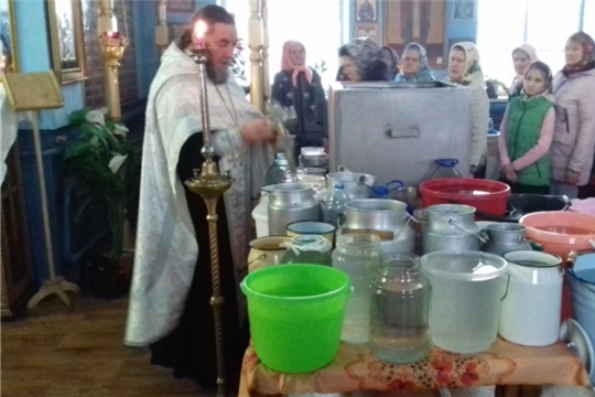 Праздник Крещения в селе Новые Шимкусы