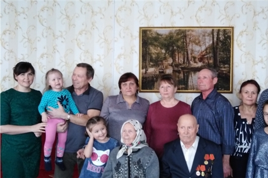 90-летний юбилей отметил житель с.Байдеряково Семен Васильевич Можаев