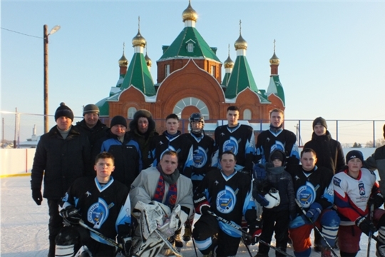 В селе Большие Яльчики состоялся районный турнир по хоккею с шайбой памяти воинов-интернационалистов