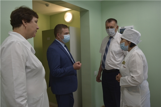 Яльчикский район с рабочим визитом посетил министр здравоохранения Чувашской Республики Владимир Степанов