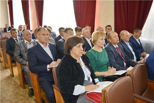 Первое заседание Собрания депутатов Яльчикского района VII созыва