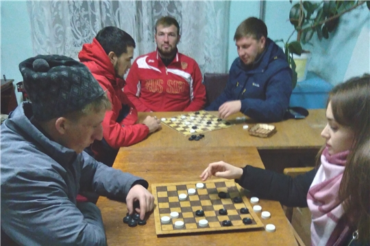 Шашечный турнир в Кушелгинском СДК