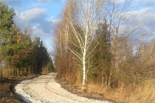 В Янтиковском сельском поселении закончен ремонт дороги по программе инициативного бюджетирования