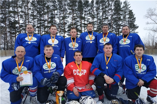 Команда Иваново-Подлесное - победитель Чемпионата района по хоккею