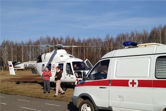 Санавиация экстренно доставила тяжелобольного пациента района в Республиканскую клиническую больницу