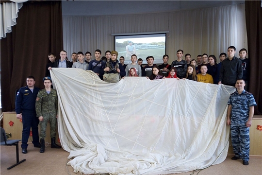 Встреча студентов с представителями «Союз десантников России»