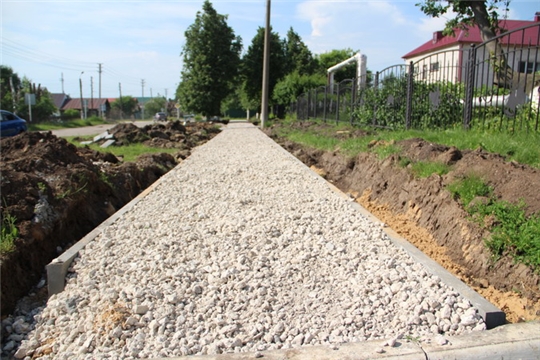 Продолжаются работы по благоустройству объектов на общественных территориях в г. Цивильске
