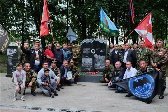 Состоялось открытие и освящение памятника, посвященного ветеранам боевых действий