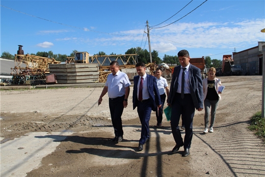 Цивильский район с рабочим визитом посетил руководитель министерства экономического развития и имущественных отношений Дмитрий Краснов