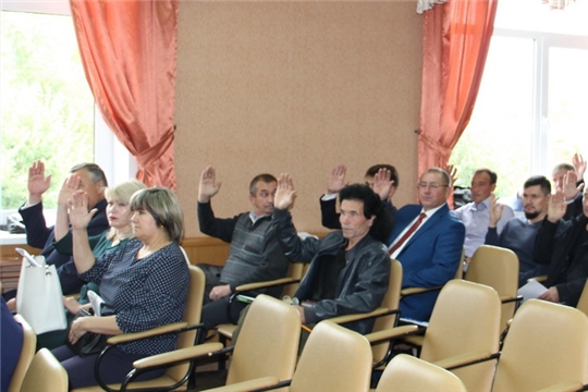Состоялось первое заседание Собрания депутатов Цивильского района  седьмого созыва